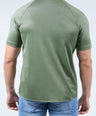 CROCODILE MEN SEMI CASUAL KNIT SLIM FIT SHIRT HS-ELM GREEN