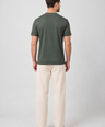 Crocodile Crew Neck Single Jersey Action Fit - Dark Grey