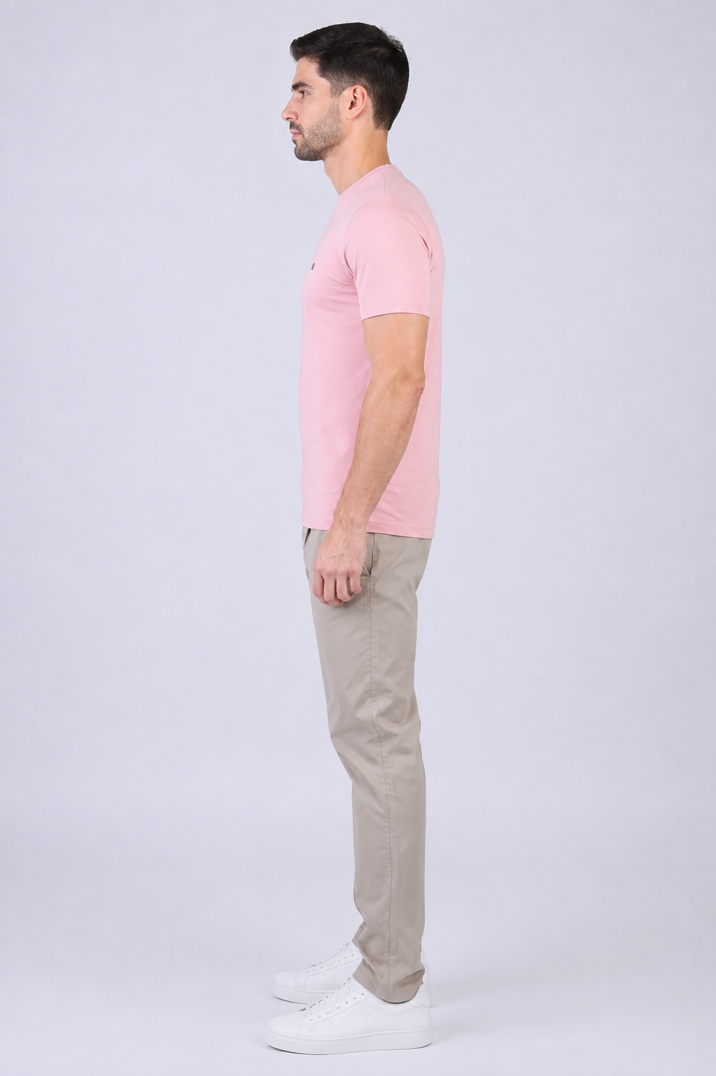 Crocodile Crew Neck  Action fit HS-L Pink