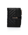 Freya- Bi-fold Small Wallet-Black