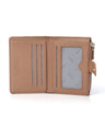 Freya- Bi-fold Small Wallet-Medium Red