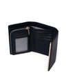 Ava- Tri Fold Small Wallet-Navy