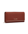 Harper- Bi-fold Long Wallet-Brown