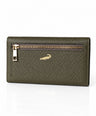 Ladies Leather Wallet - Olive