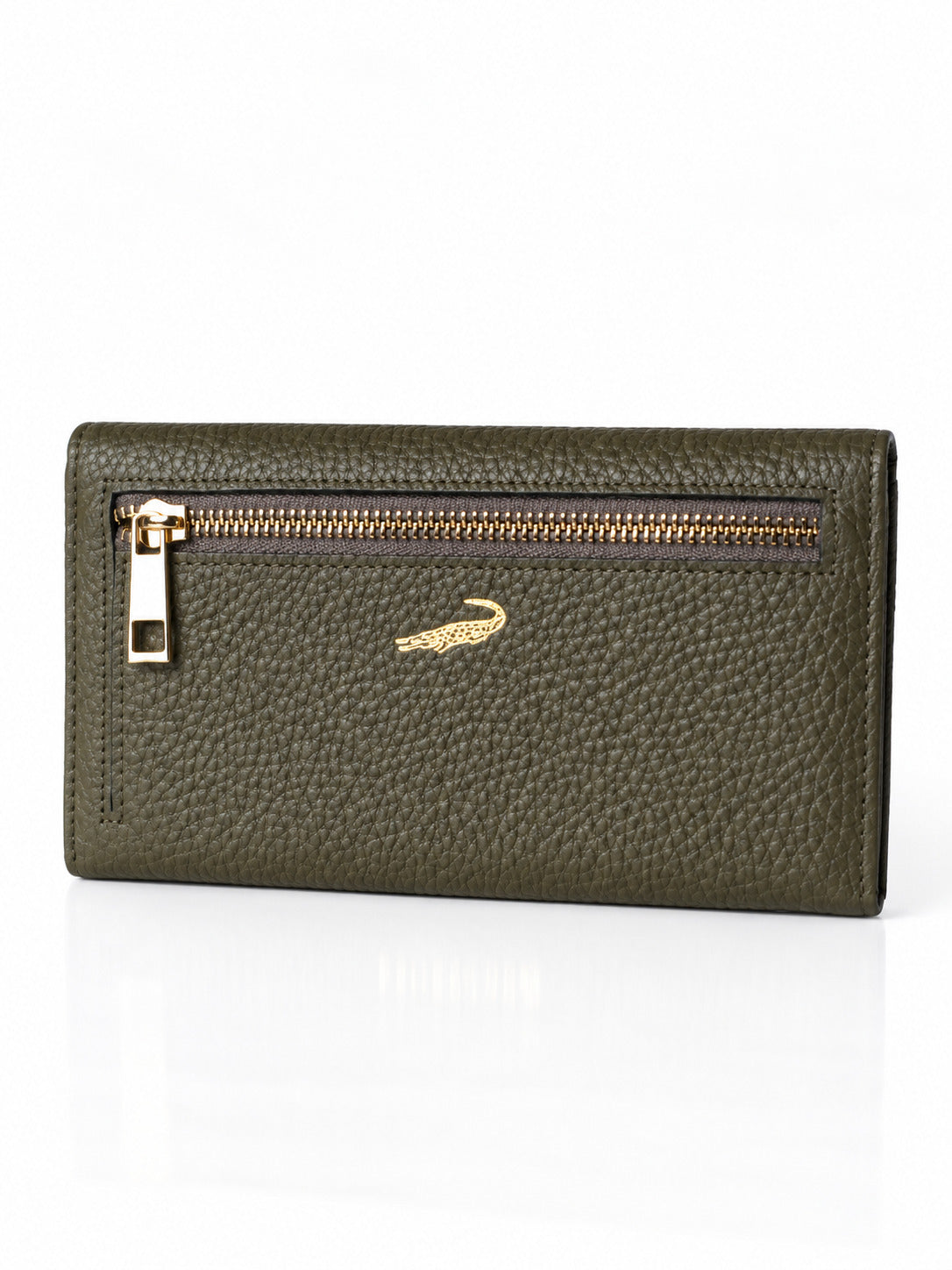 Ladies Leather Wallet - Olive