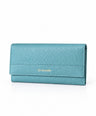 Ladies Leather Wallet - Sky Blue