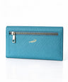 Ladies Leather Wallet - Sky Blue