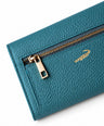 Ladies Leather Wallet - Sky Blue