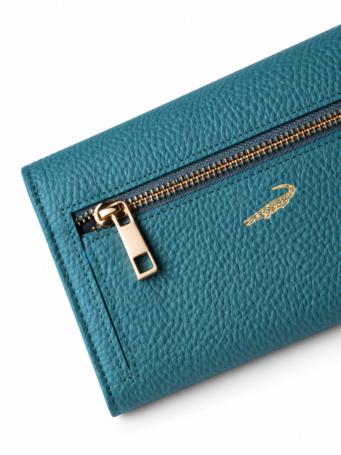 Ladies Leather Wallet - Sky Blue