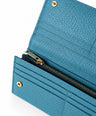 Ladies Leather Wallet - Sky Blue