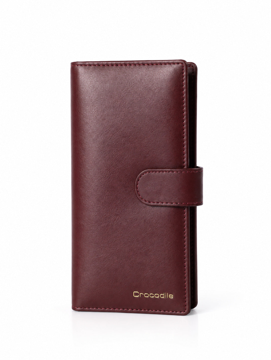 Ladies Leather Wallet - Burgundy