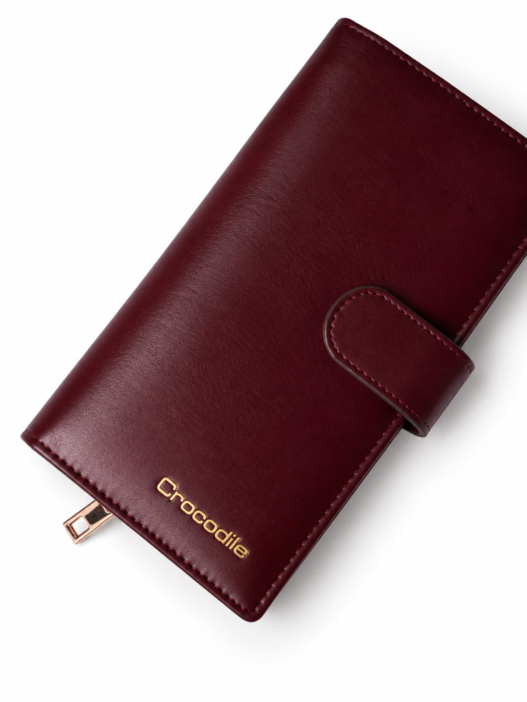 Ladies Leather Wallet - Burgundy