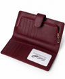 Ladies Leather Wallet - Burgundy