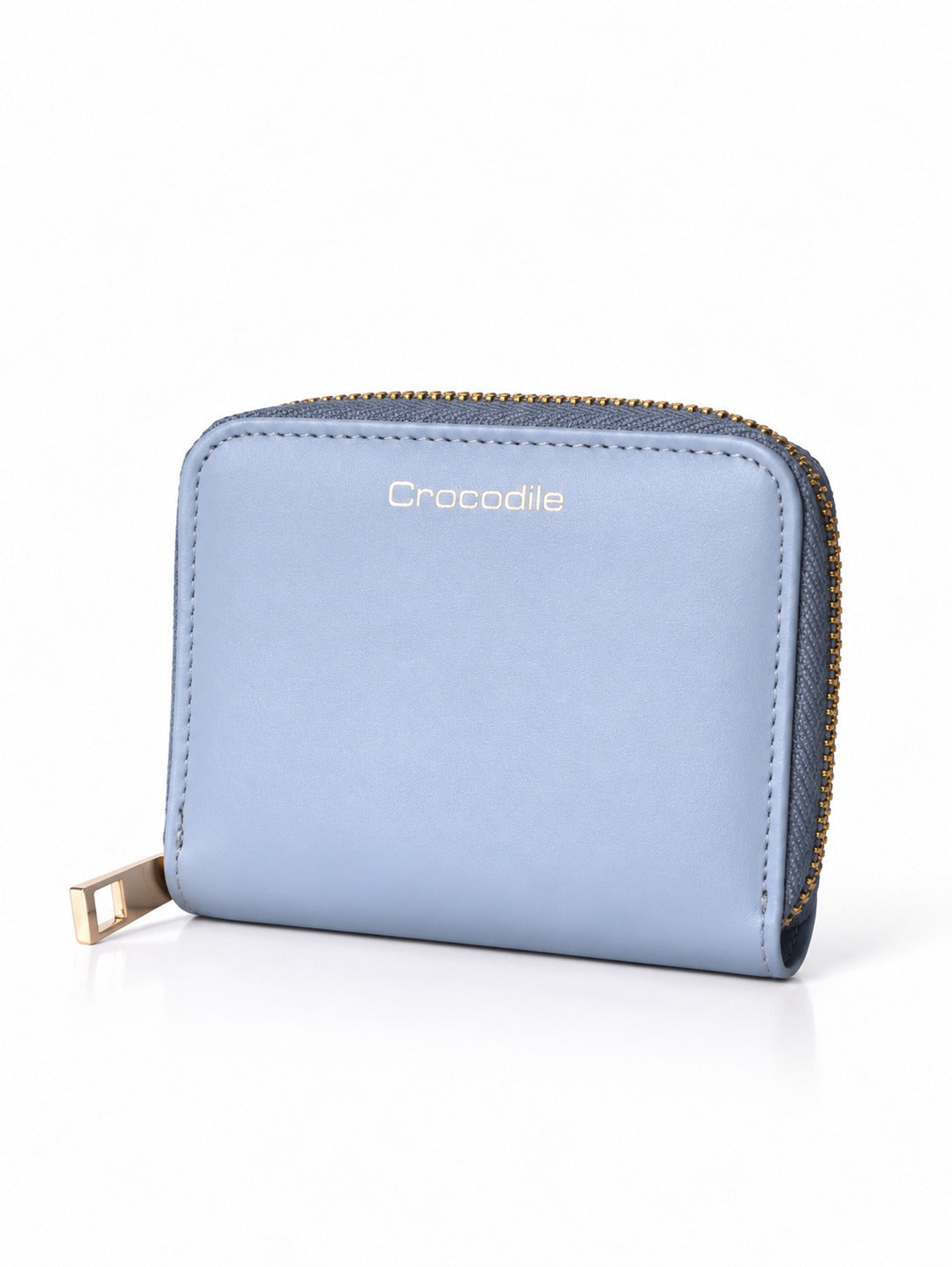 Ladies Leather Wallet - Sky Blue