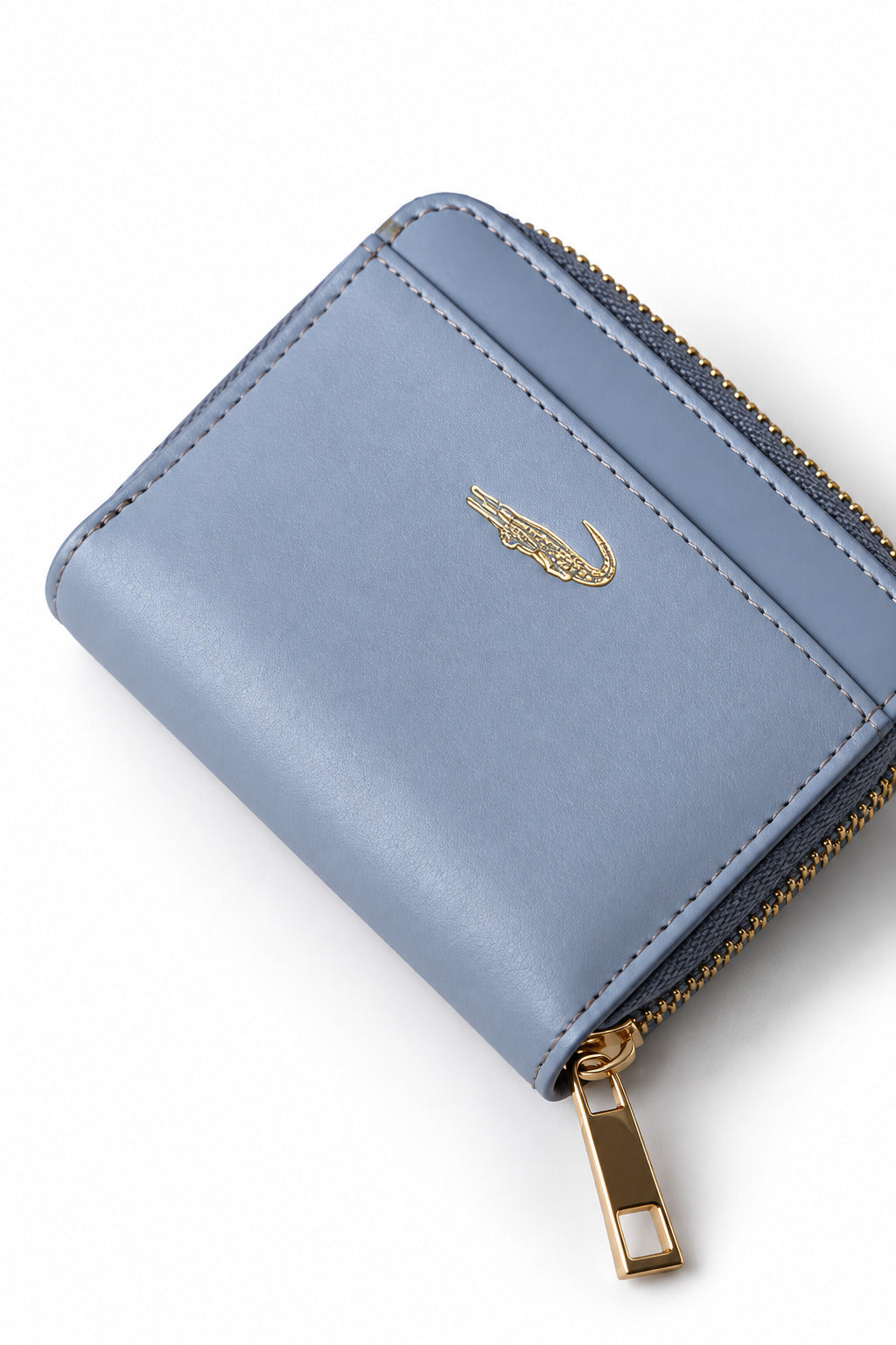 Ladies Leather Wallet - Sky Blue