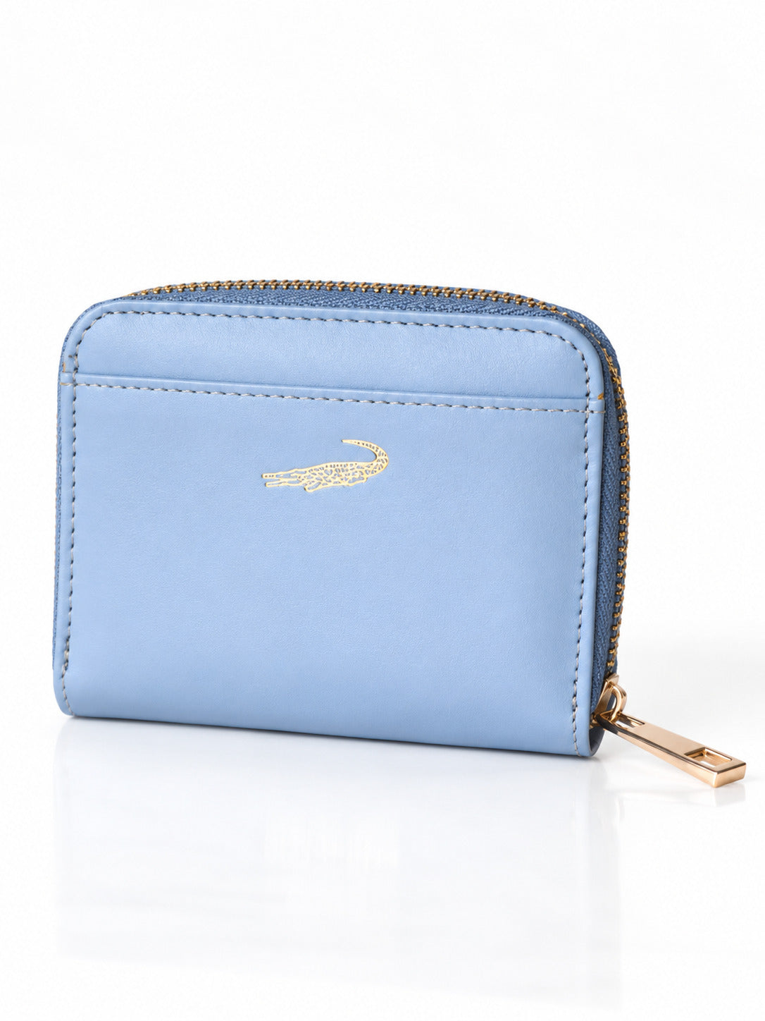 Ladies Leather Wallet - Sky Blue