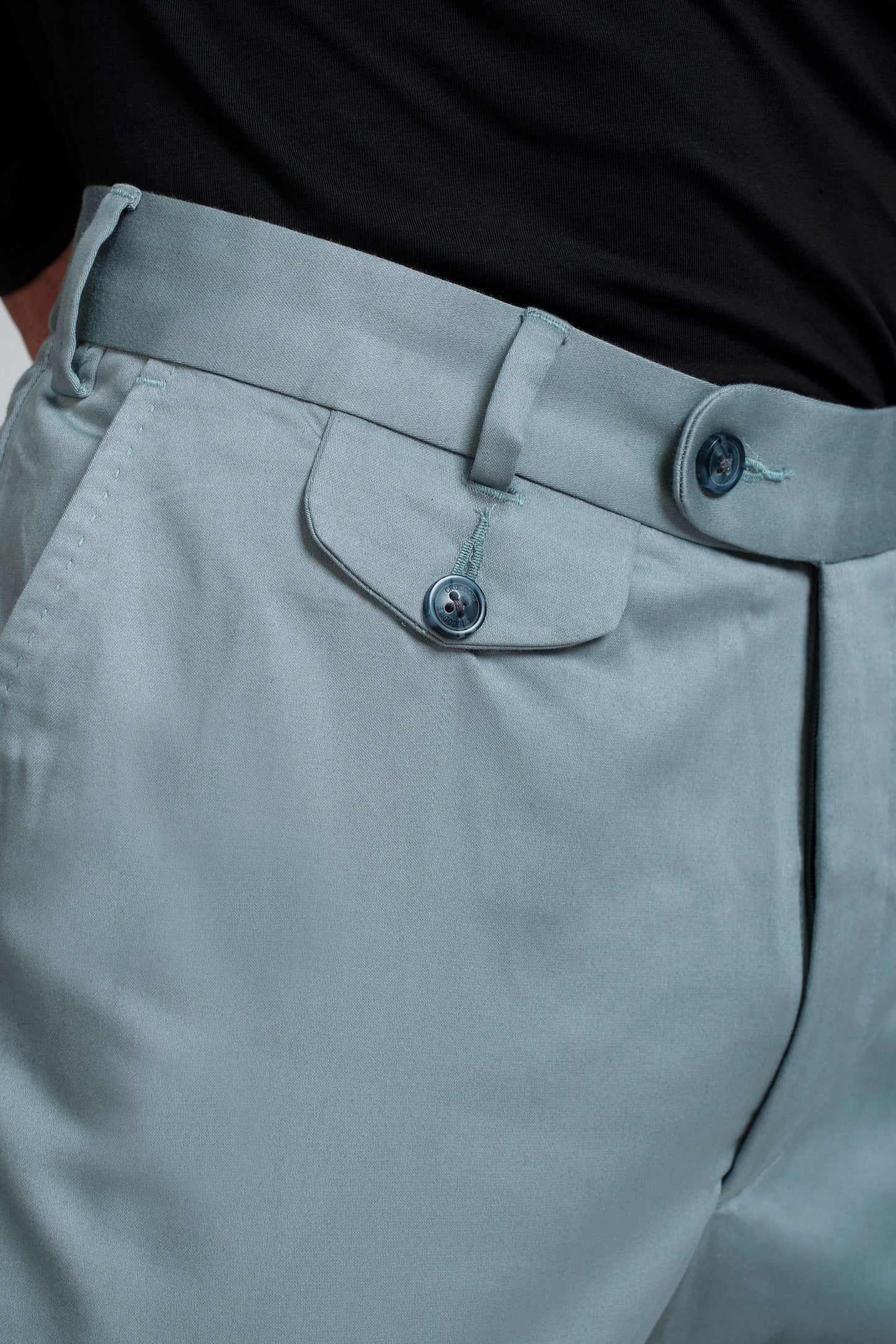 Crocodile Mens Slim Fit Chino Aquifer
