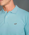 Slim Fit - Casual Polo - Sky