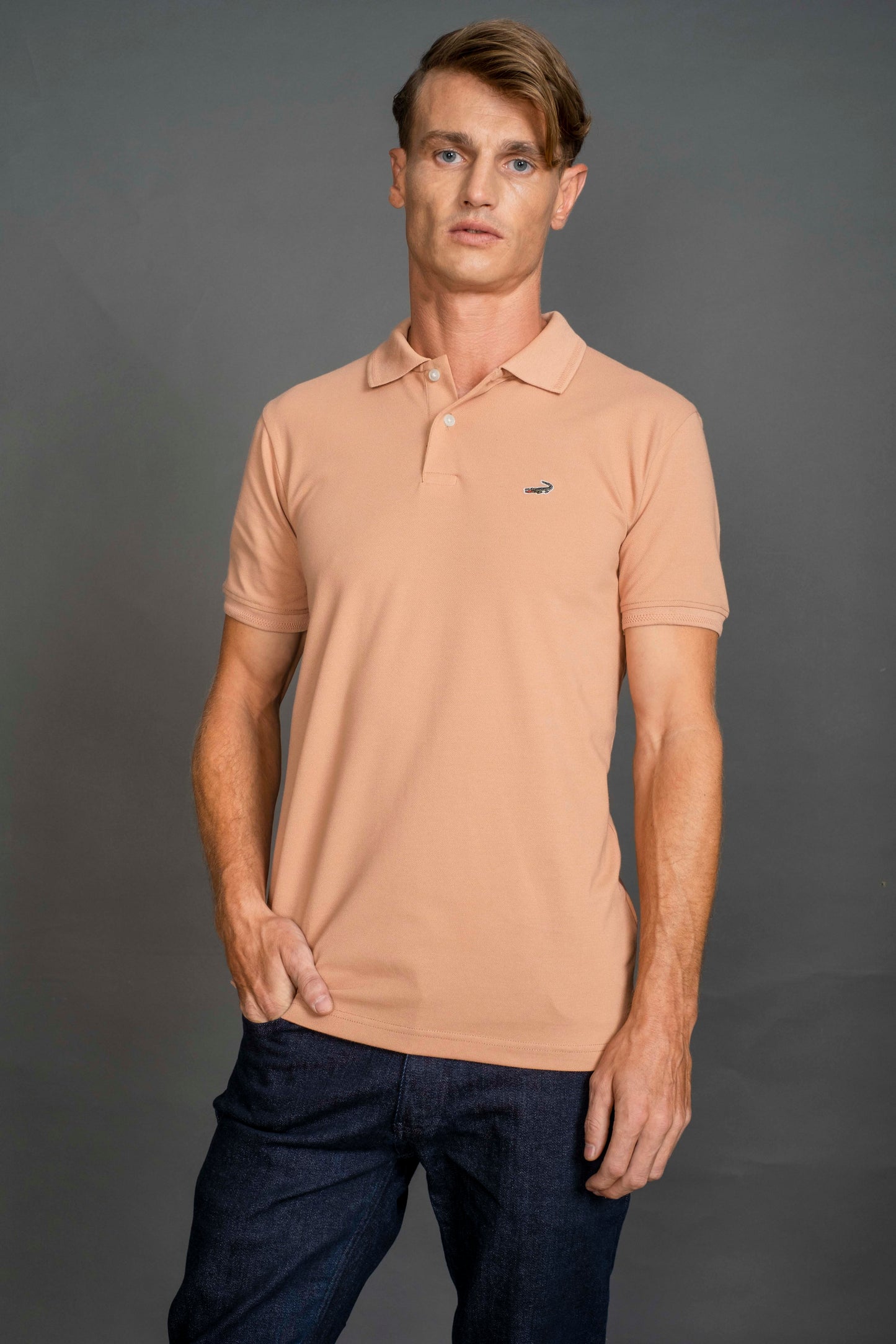 Slim Fit - Casual Polo - Caramel