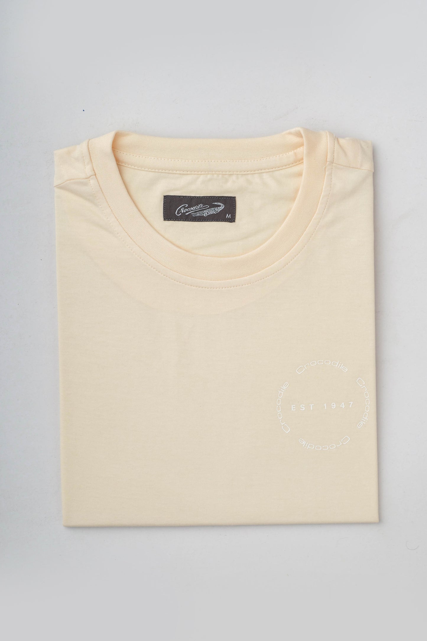 Casual Crewneck-Creme Brulee-Slim Fit