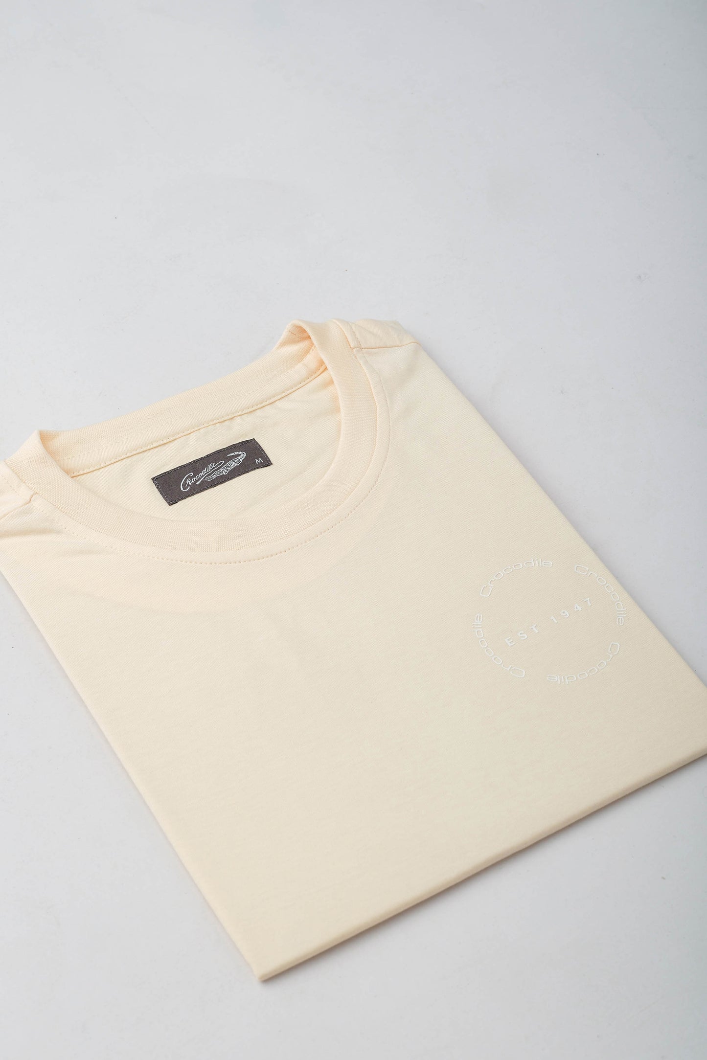 Casual Crewneck-Creme Brulee-Slim Fit