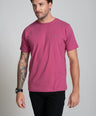 Classic Fit Short sleeves-CasualCrew Neck - Very Berry