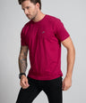 Classic Fit Short sleeves-CasualCrew Neck - Persian Red