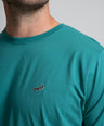 Classic Fit Short sleeves-CasualCrew Neck - GreenAlhambra