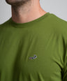 Classic Fit Short sleeves-CasualCrew Neck - Grass Hopper