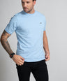 Classic Fit Short sleeves-CasualCrew Neck - Blue Bell