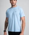 Classic Fit Short sleeves-CasualCrew Neck - Blue Bell
