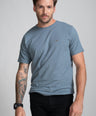 Classic Short sleeves-CasualCrew Neck - Blue Heaven