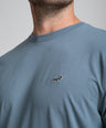 Classic Short sleeves-CasualCrew Neck - Blue Heaven