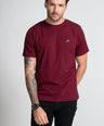 Classic Fit Short sleeves-CasualCrew Neck - Windsor Wine