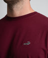 Classic Fit Short sleeves-CasualCrew Neck - Windsor Wine