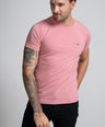 Action Fit Short sleeves-CasualCrew Neck - Desert Rose