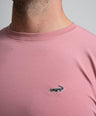 Action Fit Short sleeves-CasualCrew Neck - Desert Rose