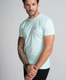 Action Fit Short sleeves-CasualCrew Neck - Mist Green