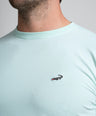 Action Fit Short sleeves-CasualCrew Neck - Mist Green