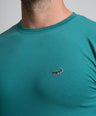 Action Fit Short sleeves-CasualCrew Neck - Green Alhambra