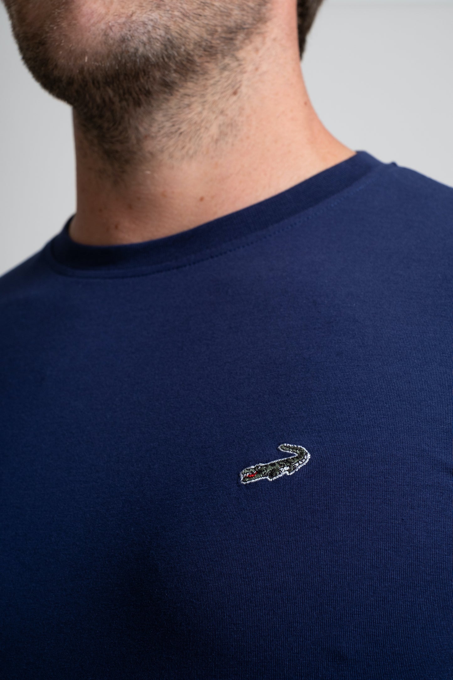 Action Fit Short sleeves-CasualCrew Neck - Blue Depths