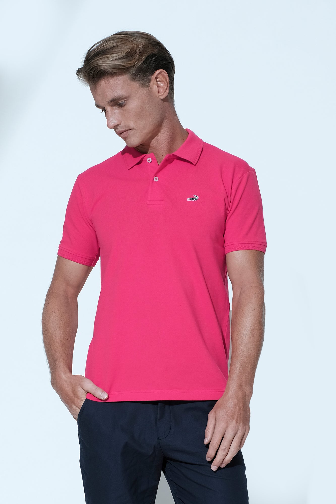 Supima Polo-Very Berry-Slim Fit