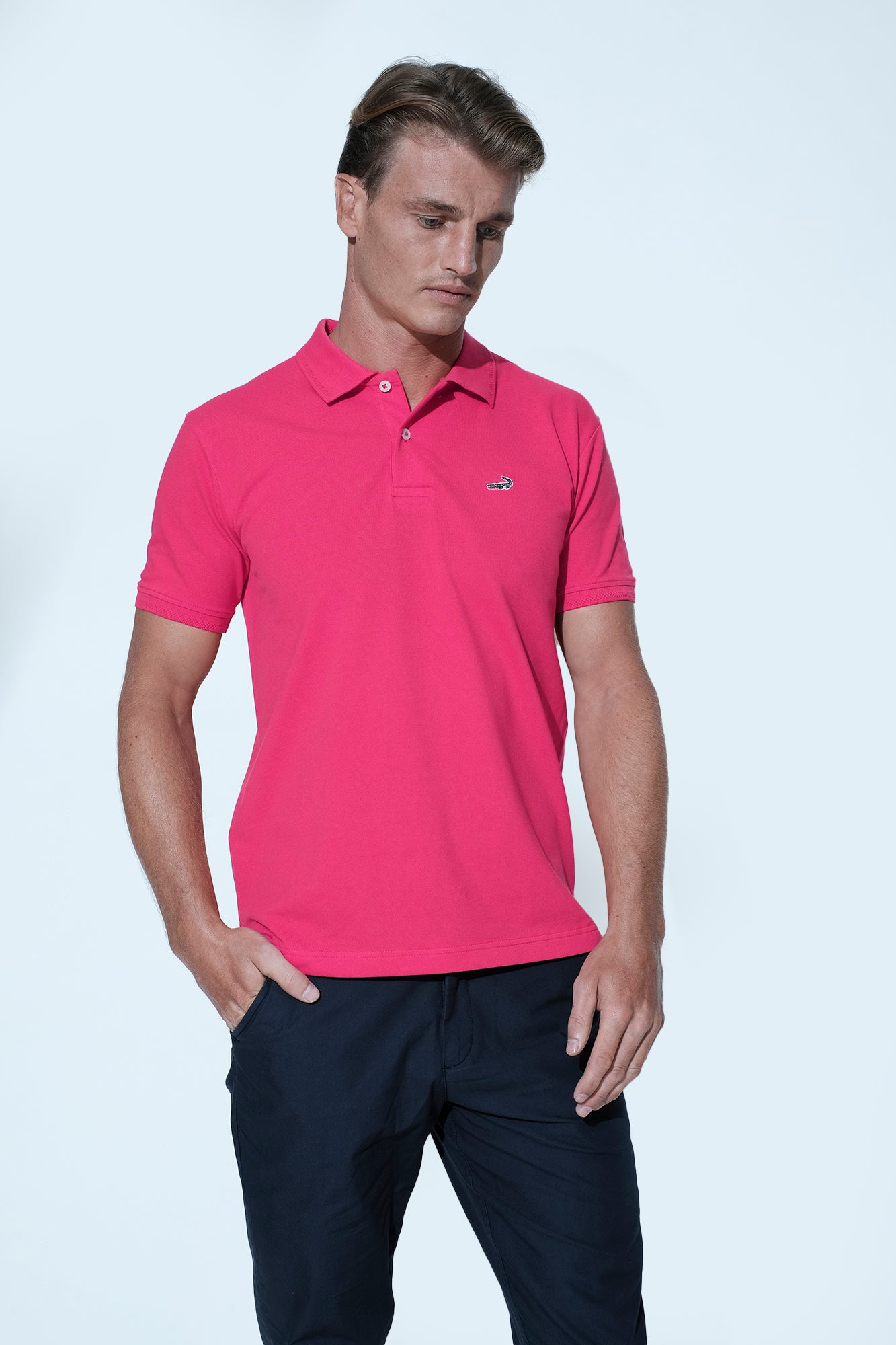 Supima Polo-Very Berry-Slim Fit