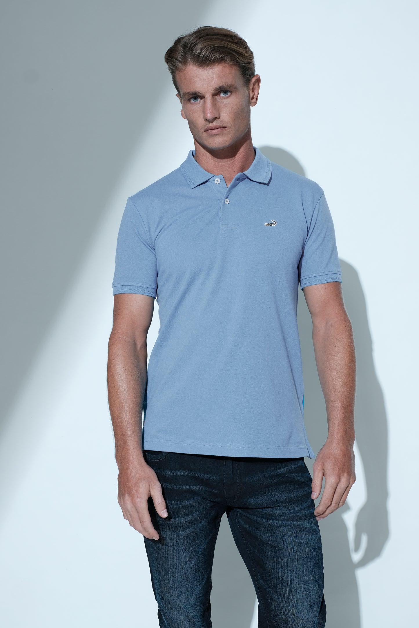 Supima Polo-Blue Yonder-Slim Fit