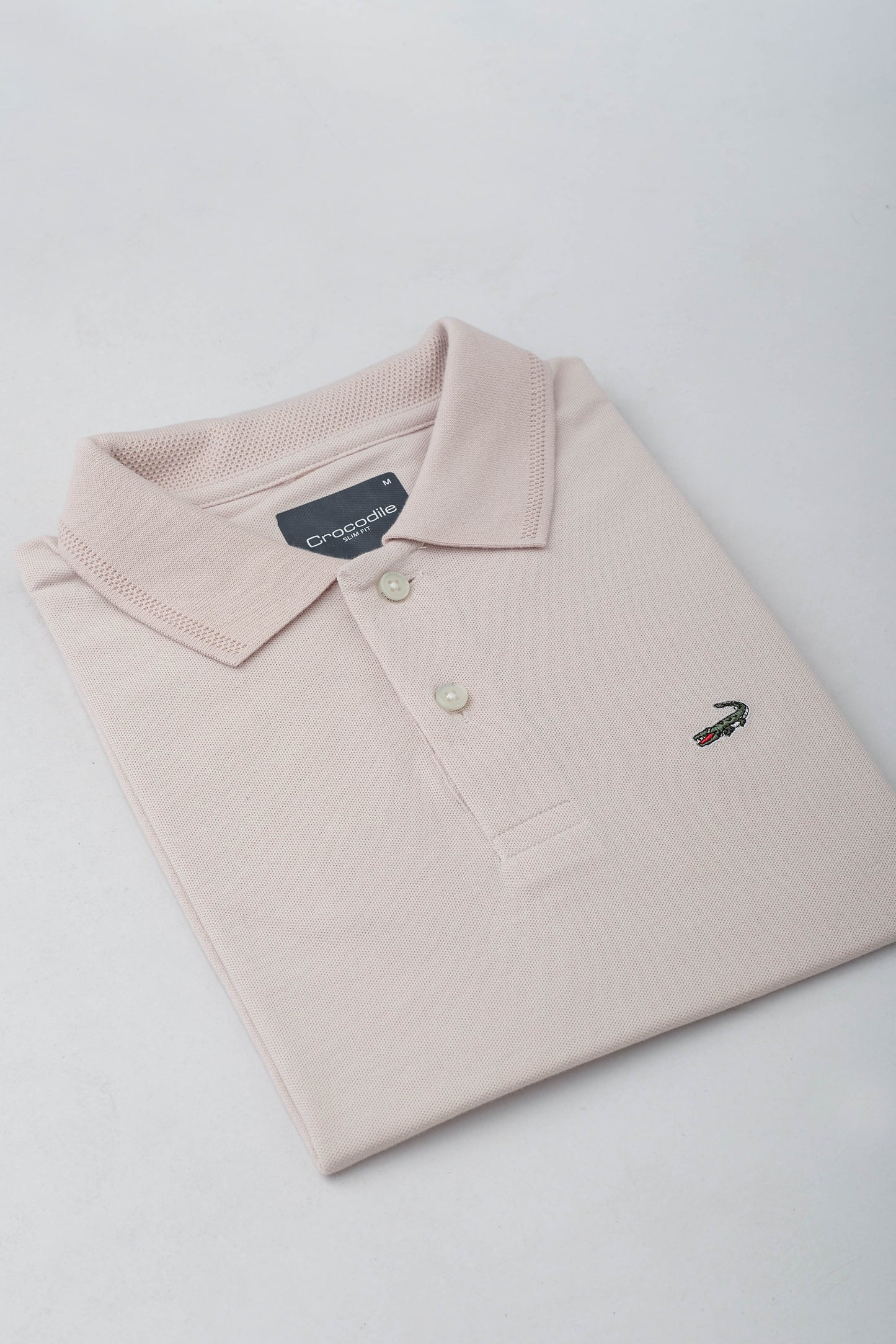 Slim Fit Short Sleeves - Casual Polo - Dove