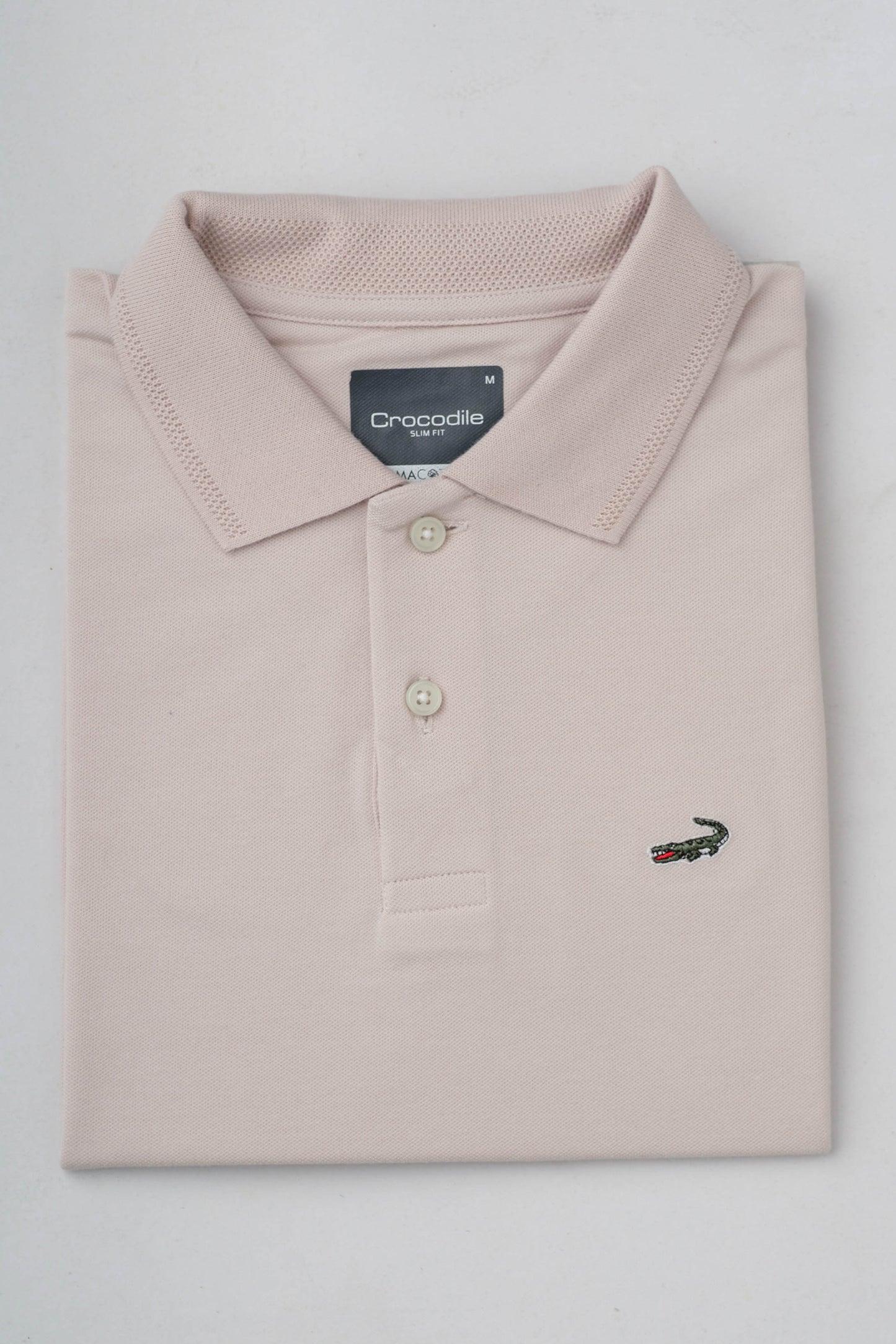 Slim Fit Short Sleeves - Casual Polo - Dove