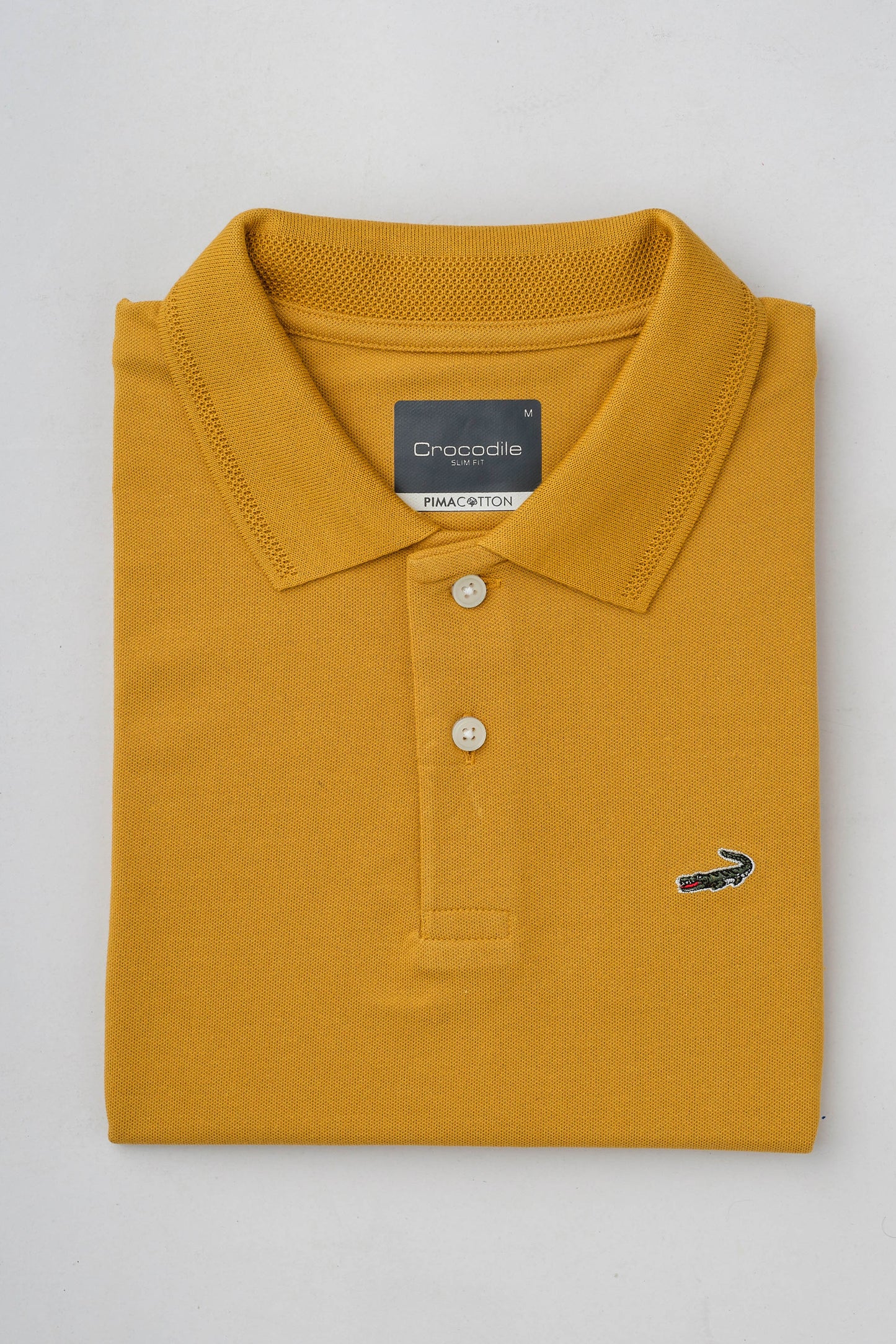 Slim Fit Short Sleeves - Casual Polo - Harvest Gold