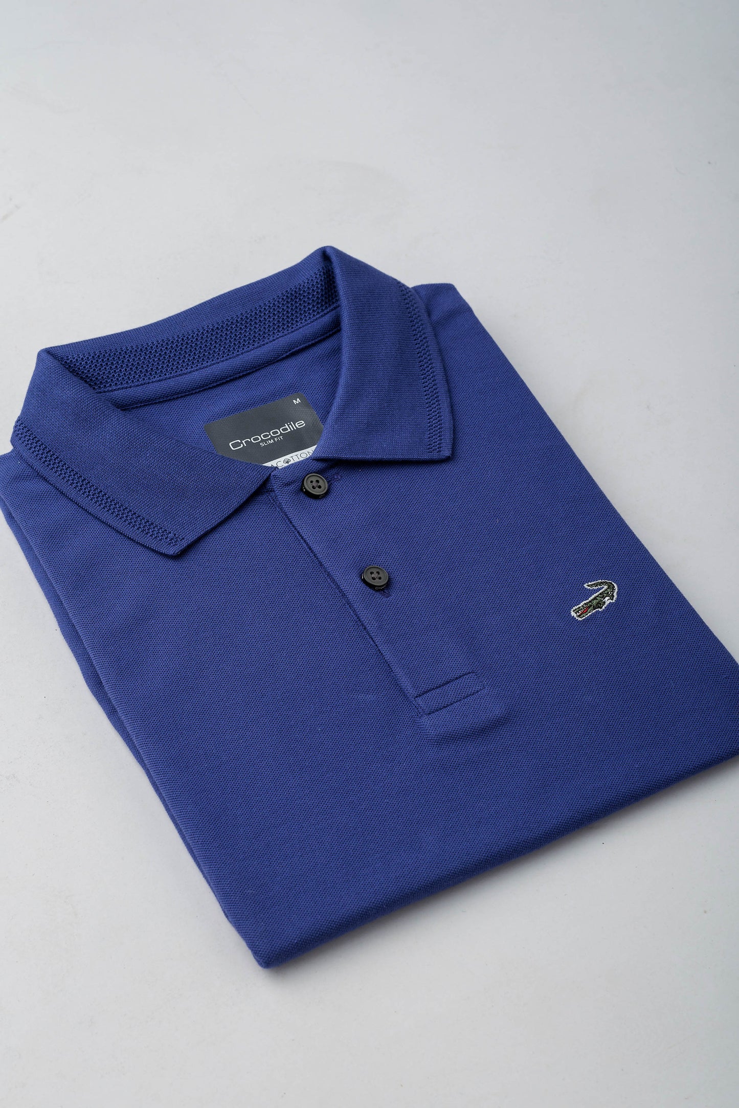 Slim Fit Short Sleeves - Casual Polo - Navy