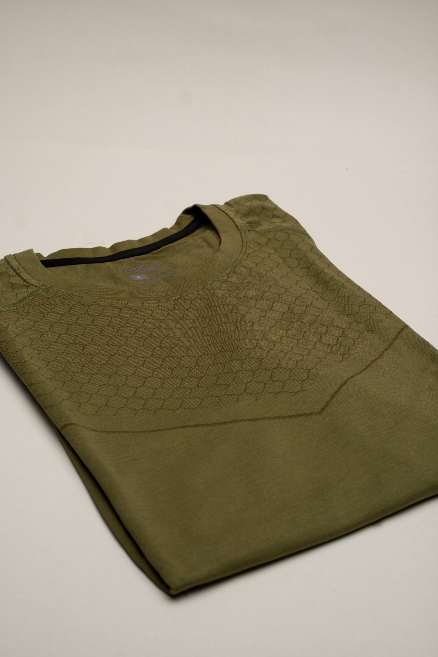 Crocodile Athleisure Tee-Olive
