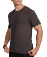 Slim Fit Crew Neck T-Shirt-Charcoal
